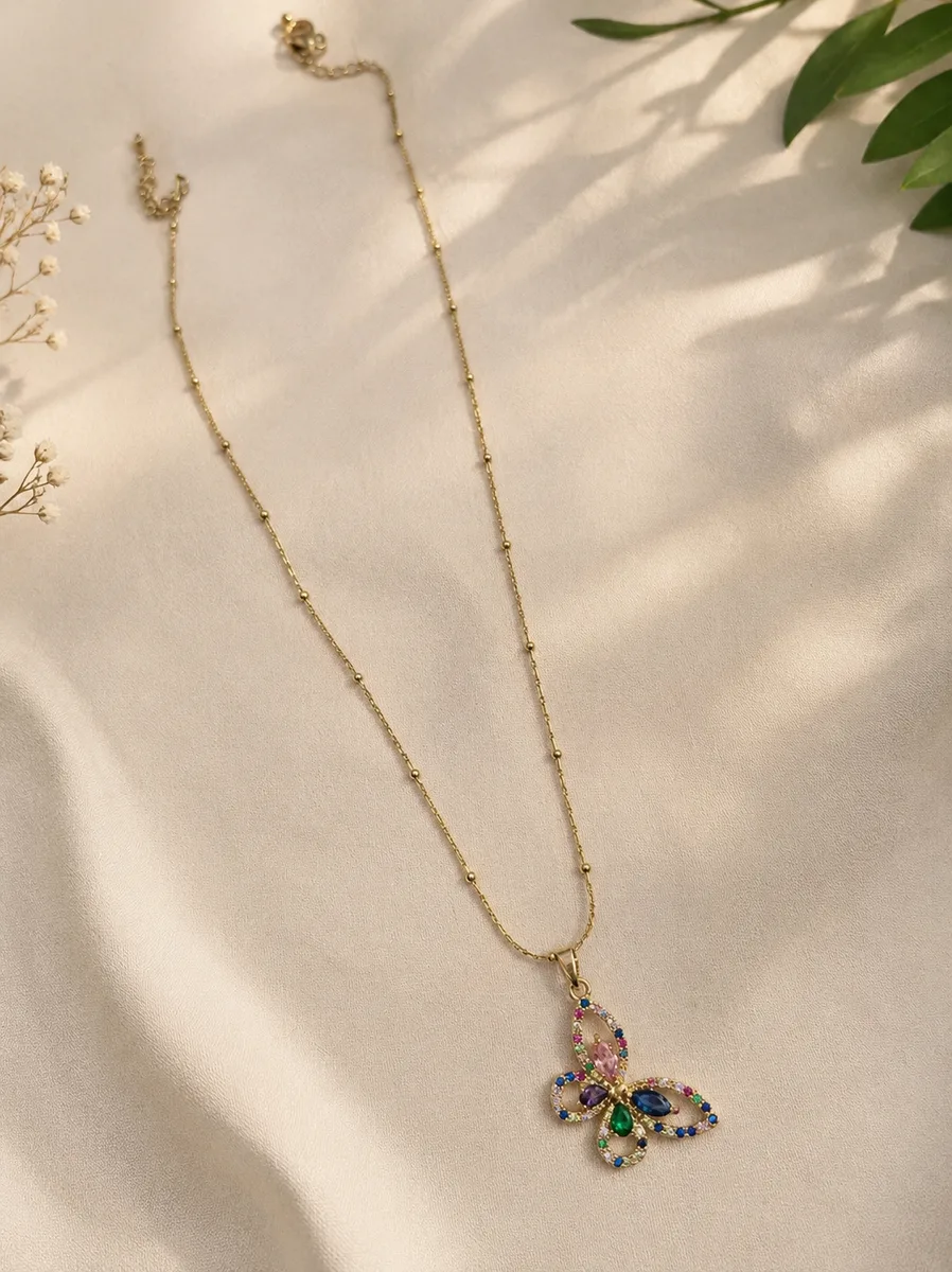 Color Kiss Butterfly Chain